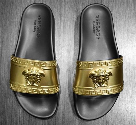 versace slip on slides.